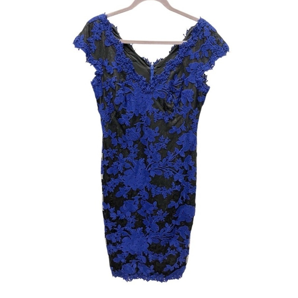 Tadashi Shoji Embroidered Sheath Dress Size 12 Cocktail Party Special Occasion